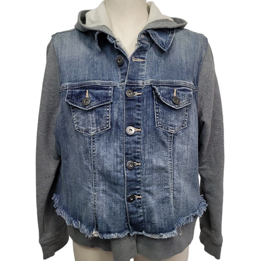 Torrid Women's Denim Sweatshirt Jacket Size 1X